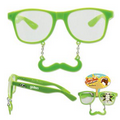 Green Glow In The Dark Handlebar Sun-Staches